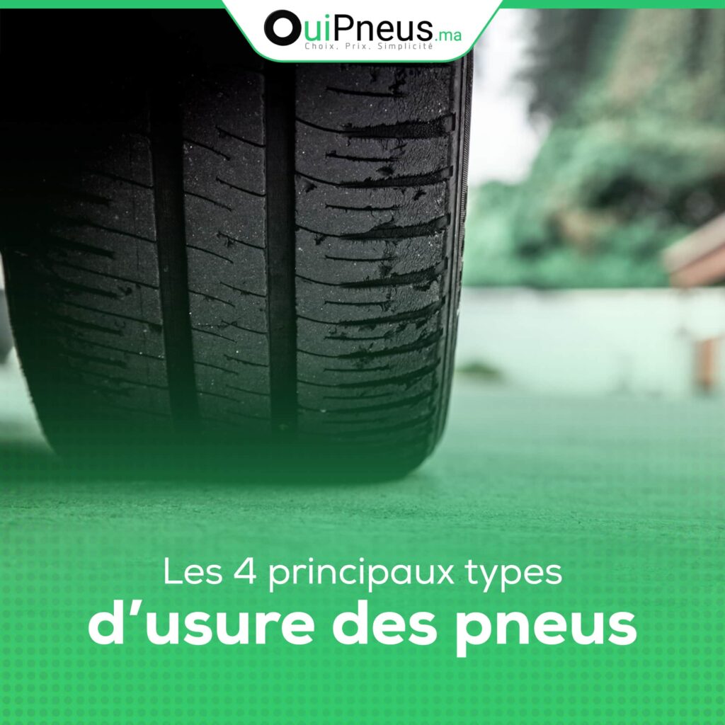 Les 4 principaux types d’usure des pneus